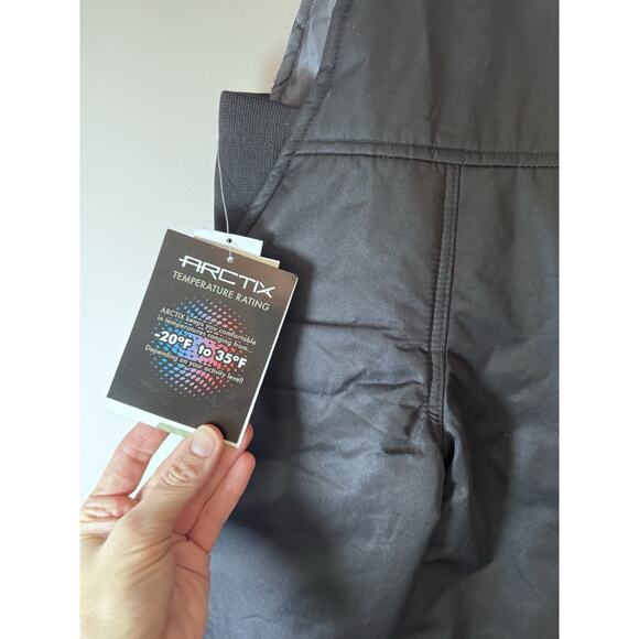 ARCTIX BLACK INFANT SIZE 18 MONTHS BIB OVERALL CHEST HIGH SNOW INSULATED NWT - Picture 14 of 15